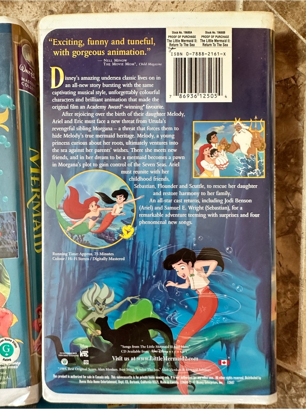 Disney Ariel The Little Mermaid VHS Collection - Picture 7 of 13